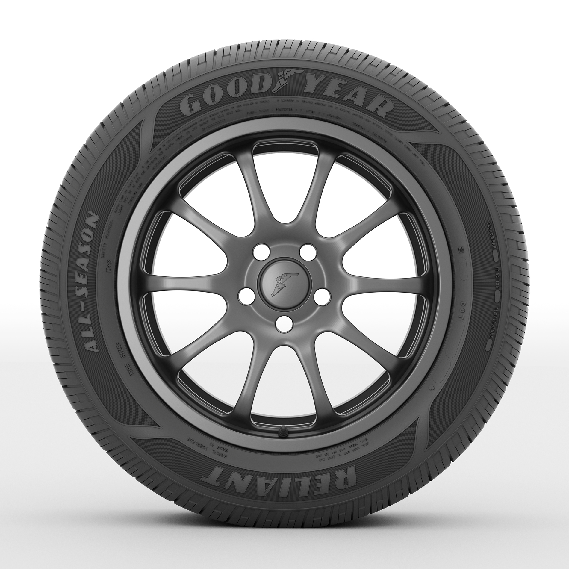 102H Goodyear Reliant All-Season 235/60R17 All-Season Tire