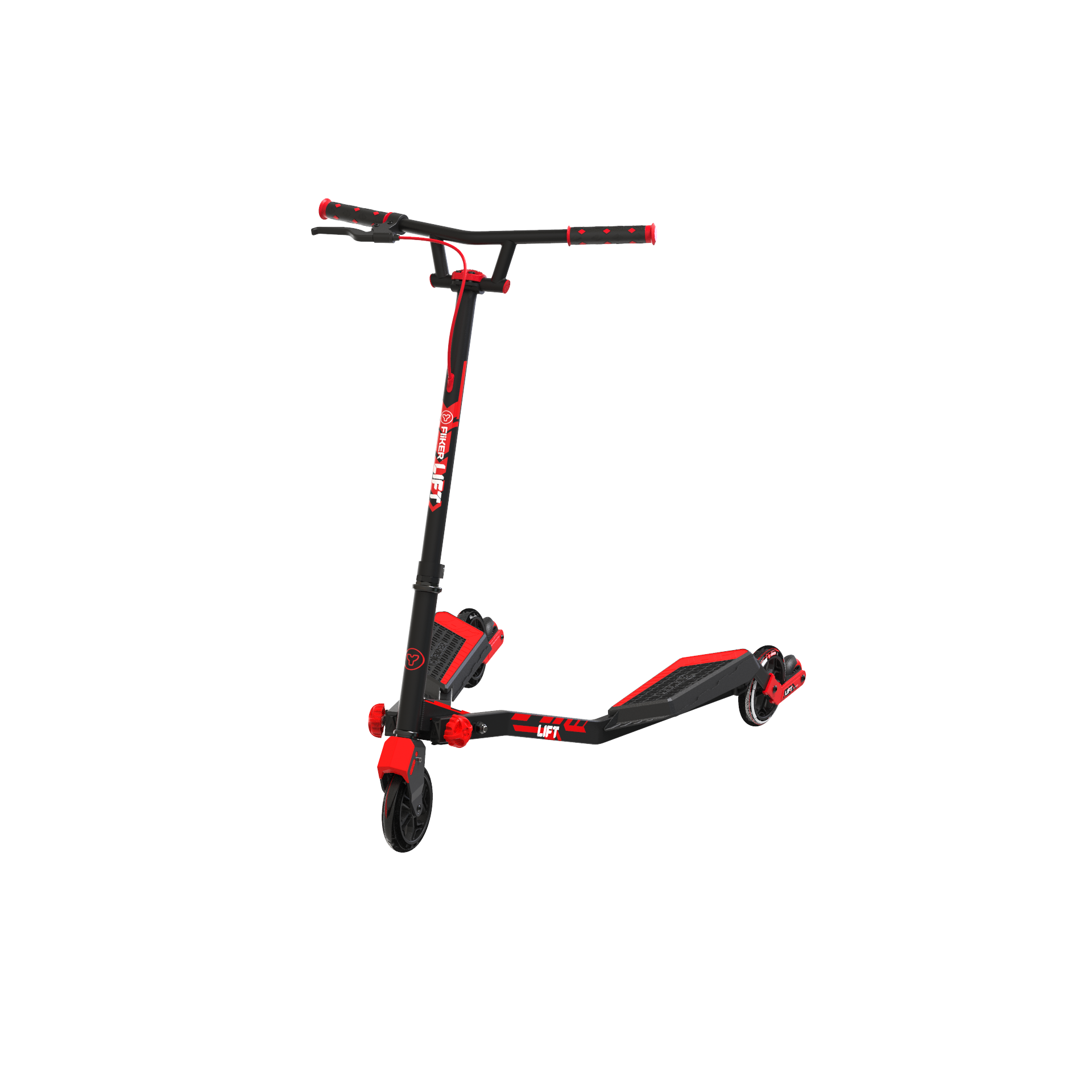 FLIKER Ｆ3 Yvolution Fliker Lift 3 Wheels Kids Drift Scooter, Wiggle