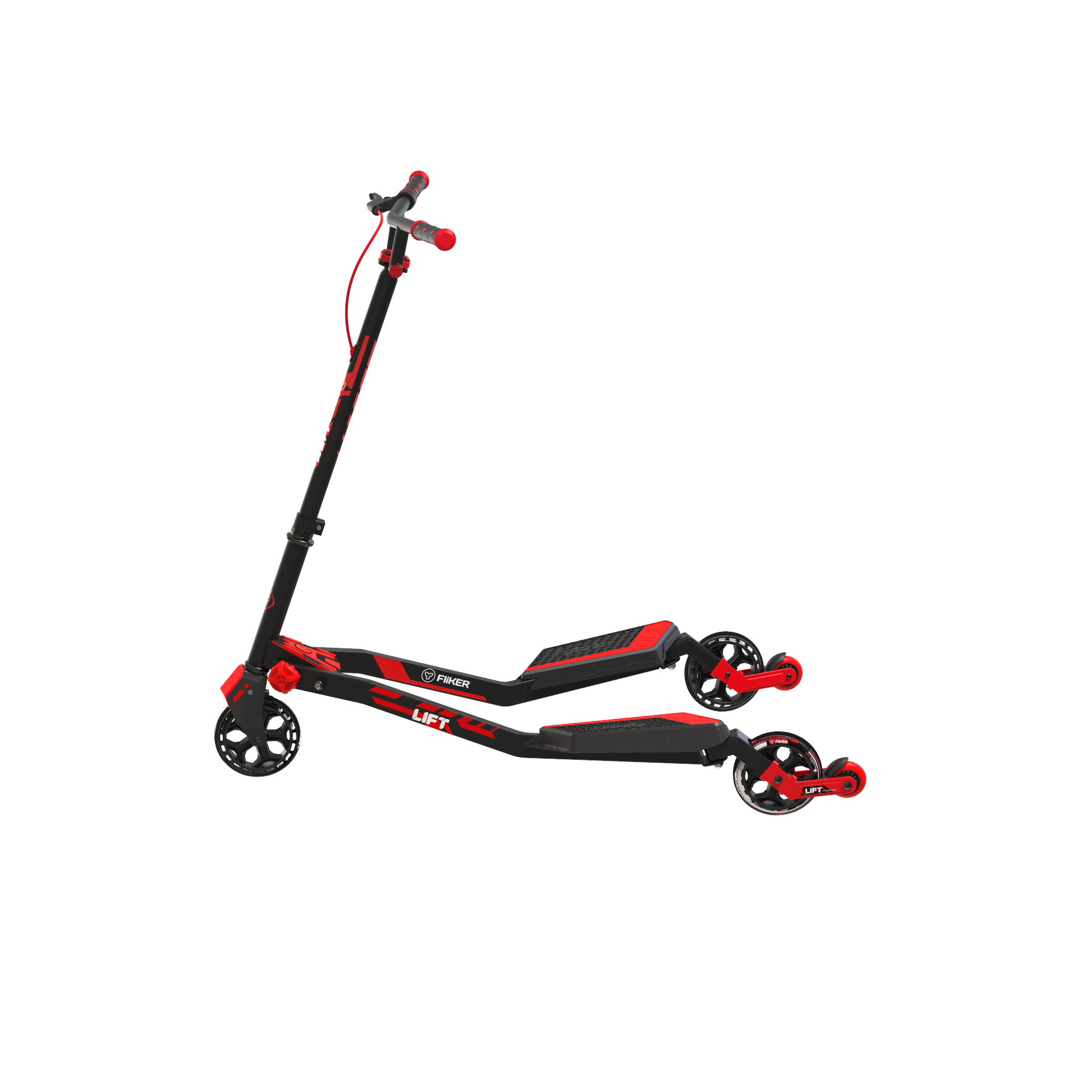 FLIKER Ｆ3 Yvolution Fliker Lift 3 Wheels Kids Drift Scooter, Wiggle