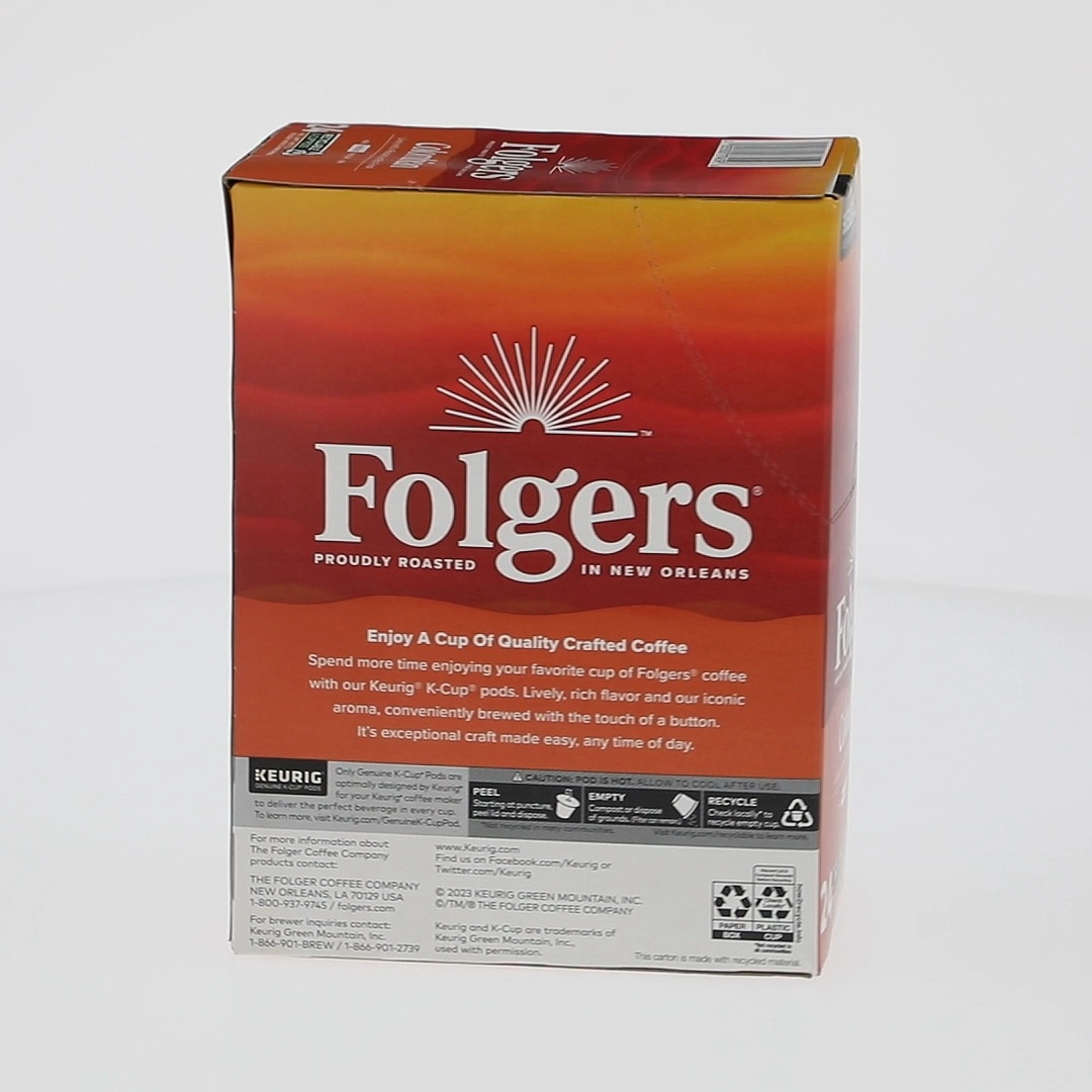Folgers 100% Colombian Coffee Keurig K-Cups - Choose 18 To 144