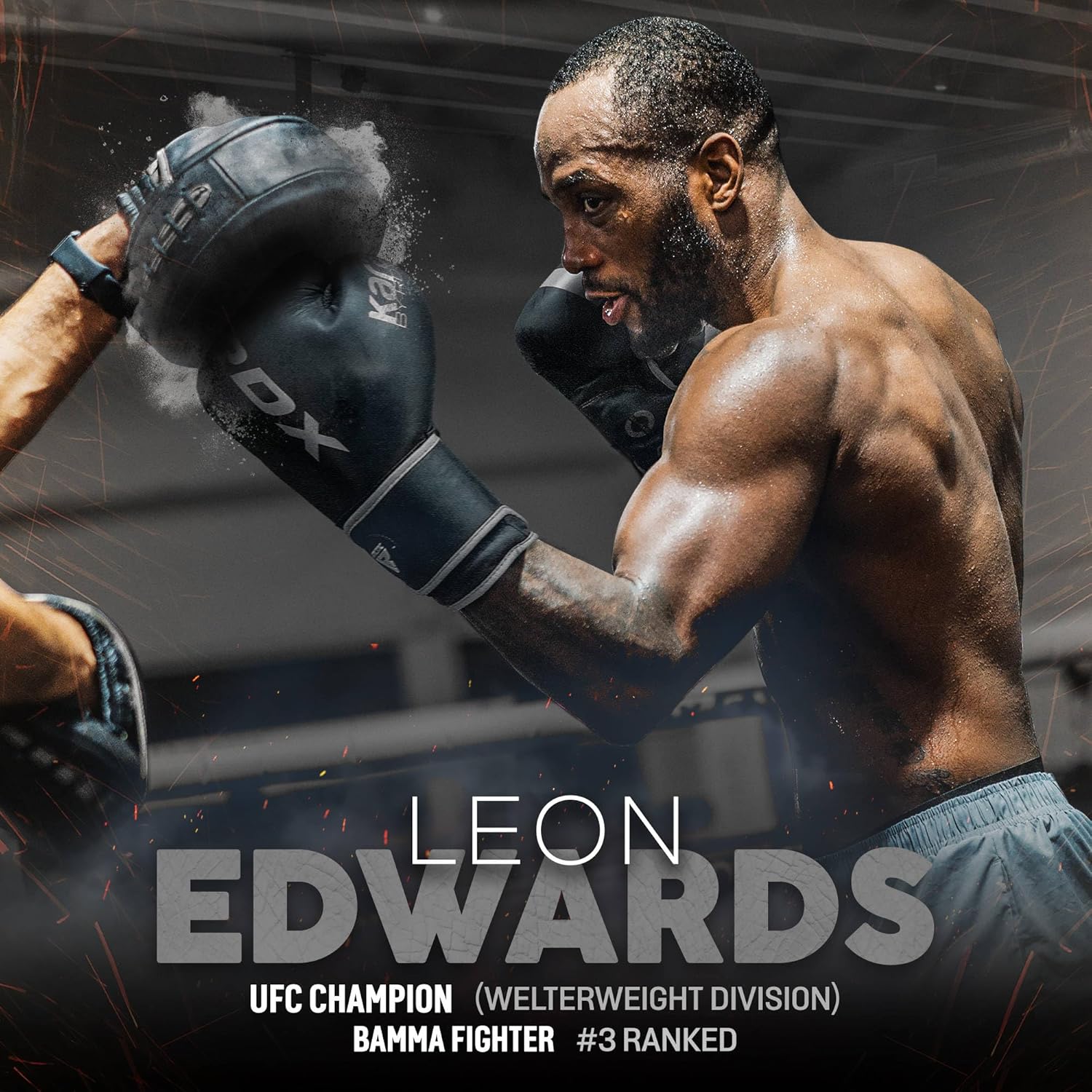 thumbnail video image 2 of RDX Boxing Gloves for Men & Women | Pro Training Sparring Gloves, Maya Hide Leather Muay Thai | MMA Kickboxing, Unisex Punching Gloves with Thick Padding for Boxing 8 10 12 14 16 18 Oz, 2 of 10