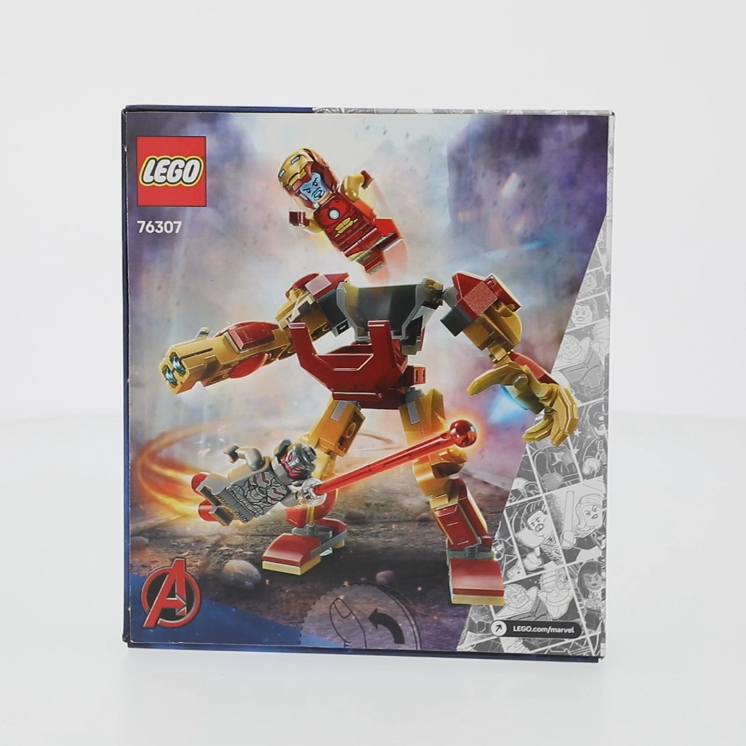 LEGO Marvel Iron Man Mech vs Ultron Building Toy Set for Kids Ages