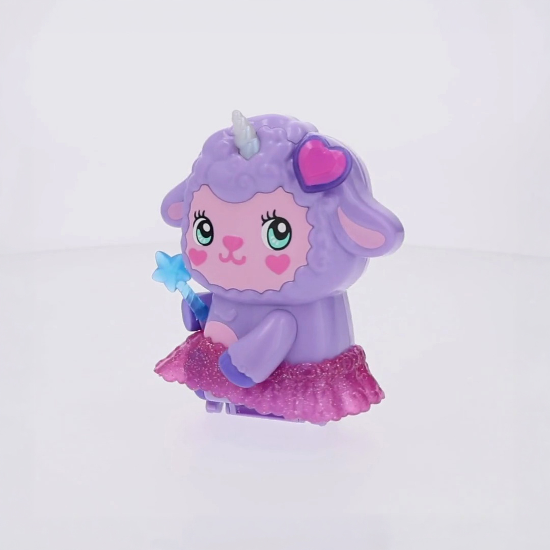 Polly Pocket Cozy Dreamland Lamb Compact Playset with 1 Micro Doll
