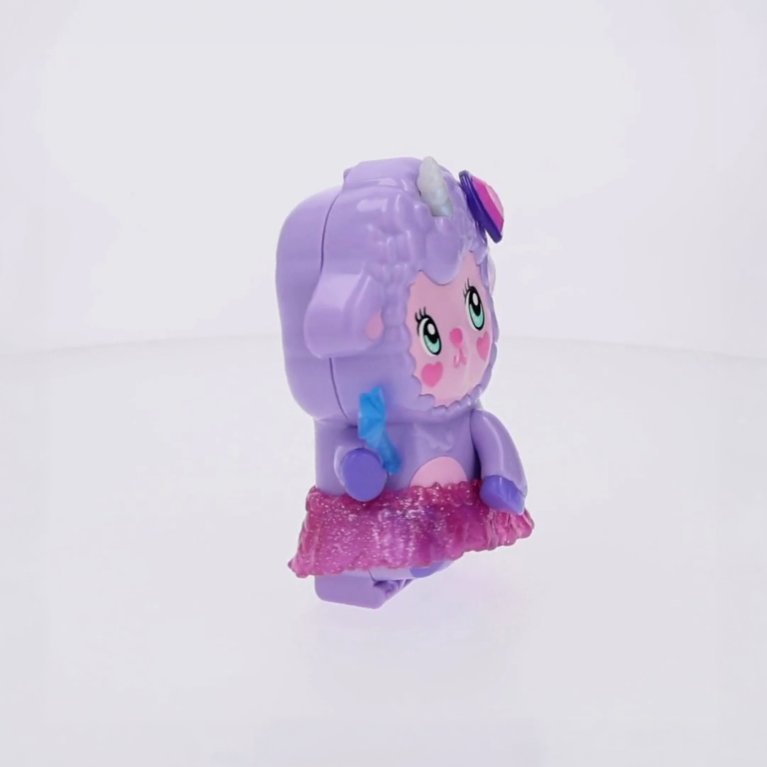 Polly Pocket Cozy Dreamland Lamb Compact Playset + Pet Unicorn