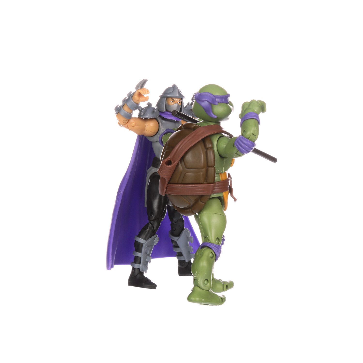  Teenage Mutant Ninja Turtles Don vs. Shredder 2 Pack : Juguetes  y Juegos