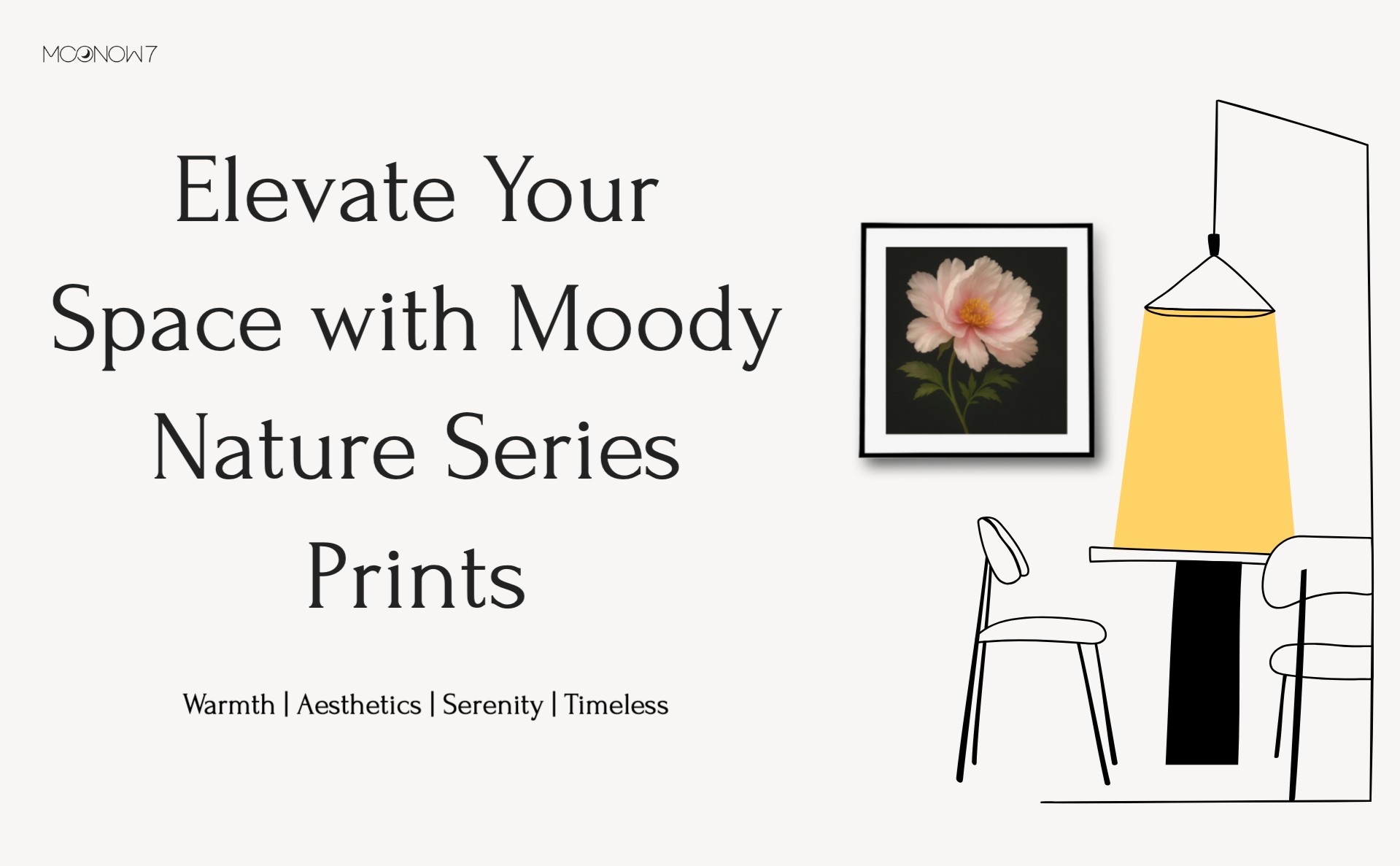 thumbnail video image 2 of Moonow7 Iris Flower Wall Art Prints, Minimalist Botanical Decoration for Living Room or Bedroom, Elegant White Floral Poster Artwork for Office or Bathroom, Unframed Size 50x50 cm / 20x20”, 2 of 14