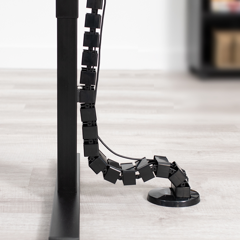 thumbnail video image 2 of VIVO Magnetic Vertebrae Cable Management Height Adjustable Desk Wire Organizer, 2 of 9