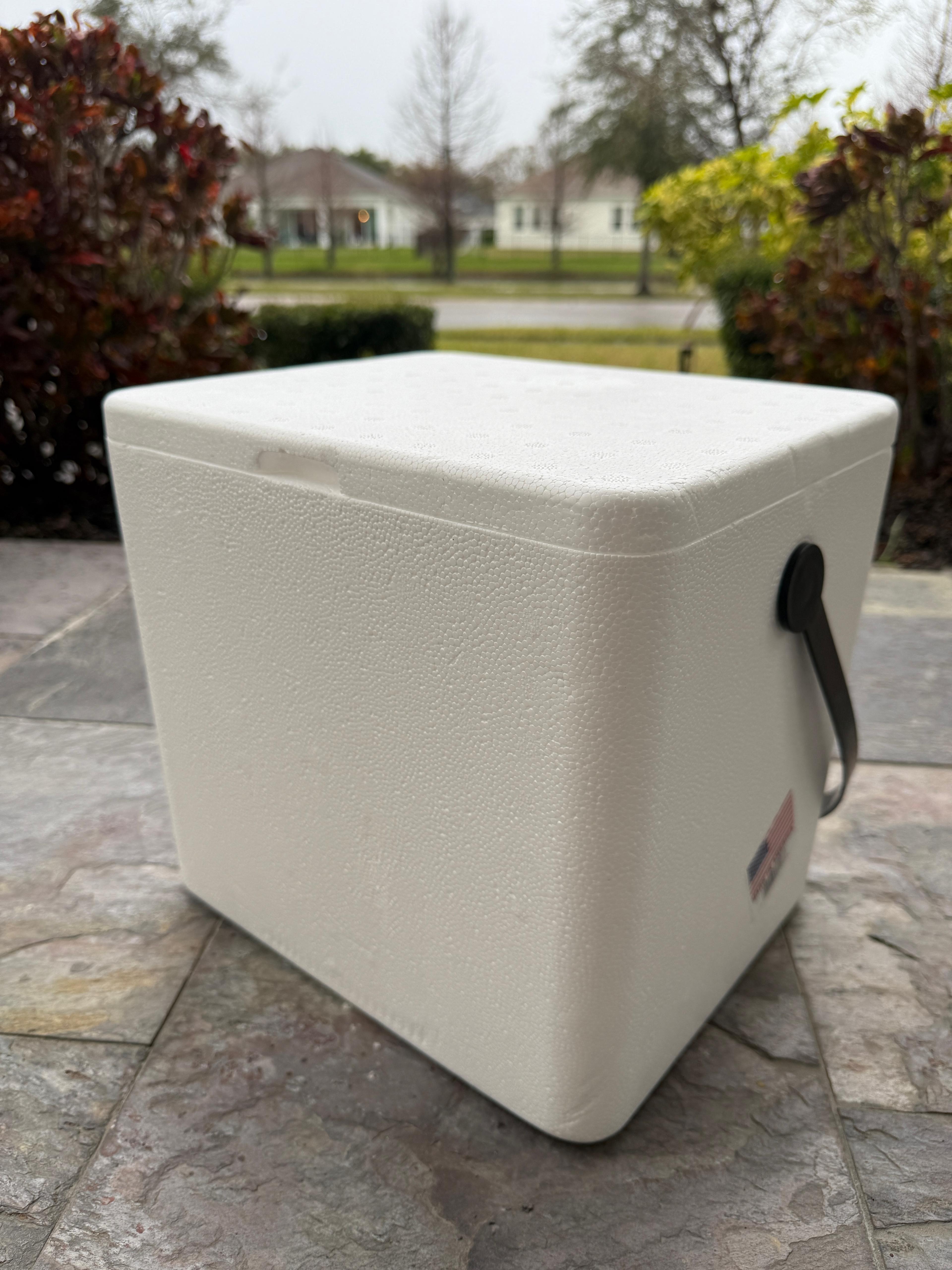 thumbnail video image 2 of Salutem Vita™ 22 Quart Styrofoam Cooler, White, 2 of 7