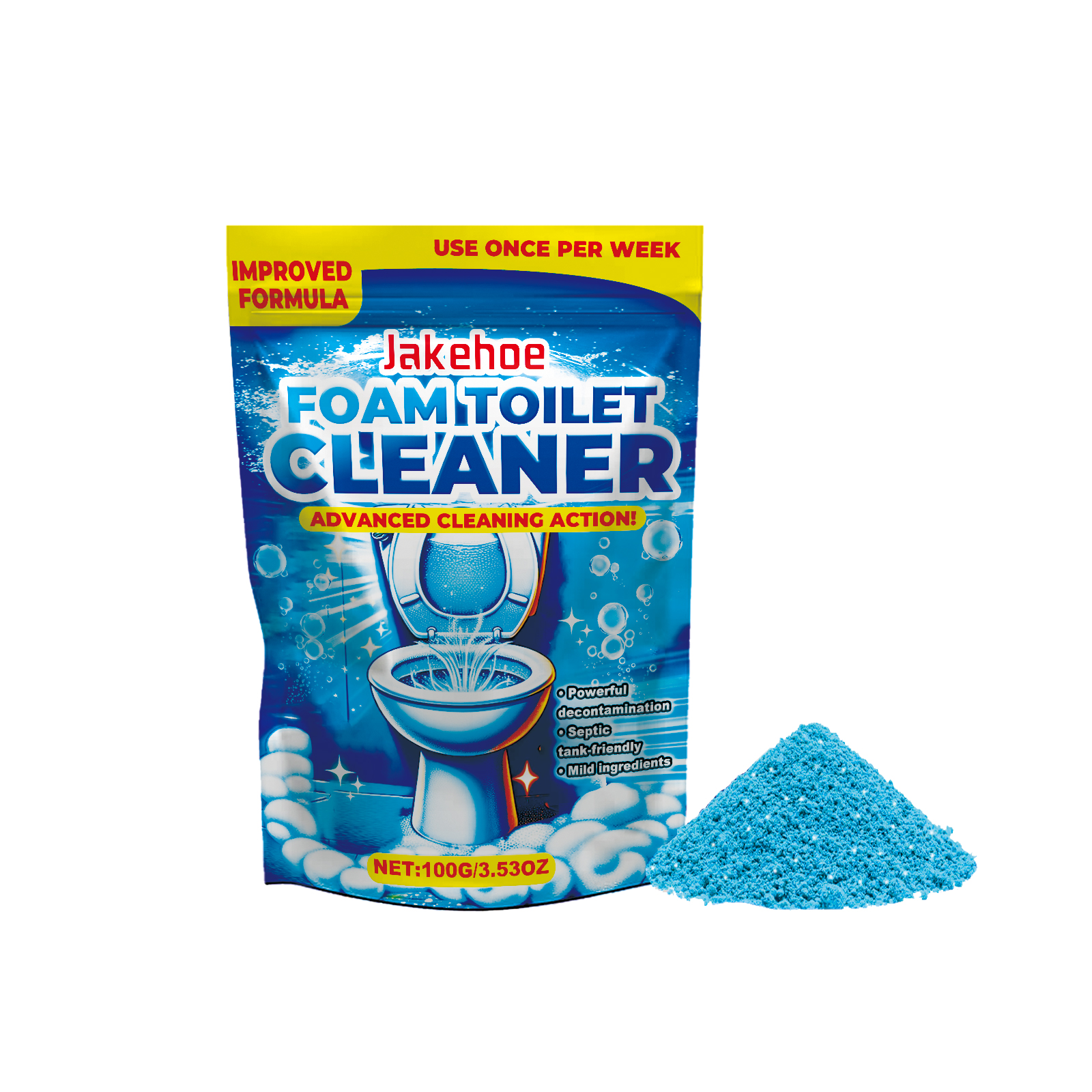 thumbnail video image 2 of Toilet Cleaner, Upgrade Toilet Bowl Cleaner, Toilet Cleaner, Self Activating Miracle Powder for Toilet Bowl Cleaning, Deep Cleaning, 2 of 14