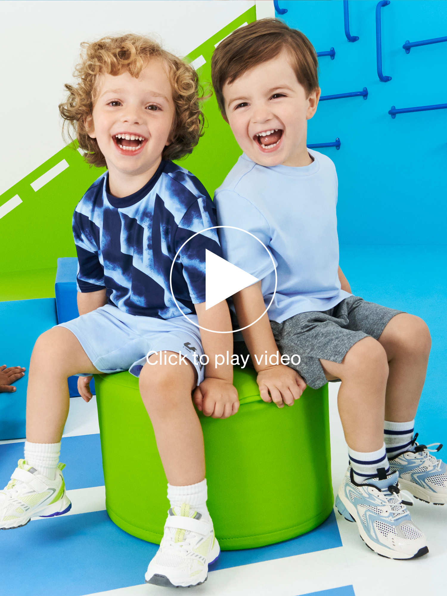 thumbnail video image 2 of Garanimals Activewear Toddler Boy Athletic Shorts, 3-Pack, Sizes 2T–6T, 2 of 11
