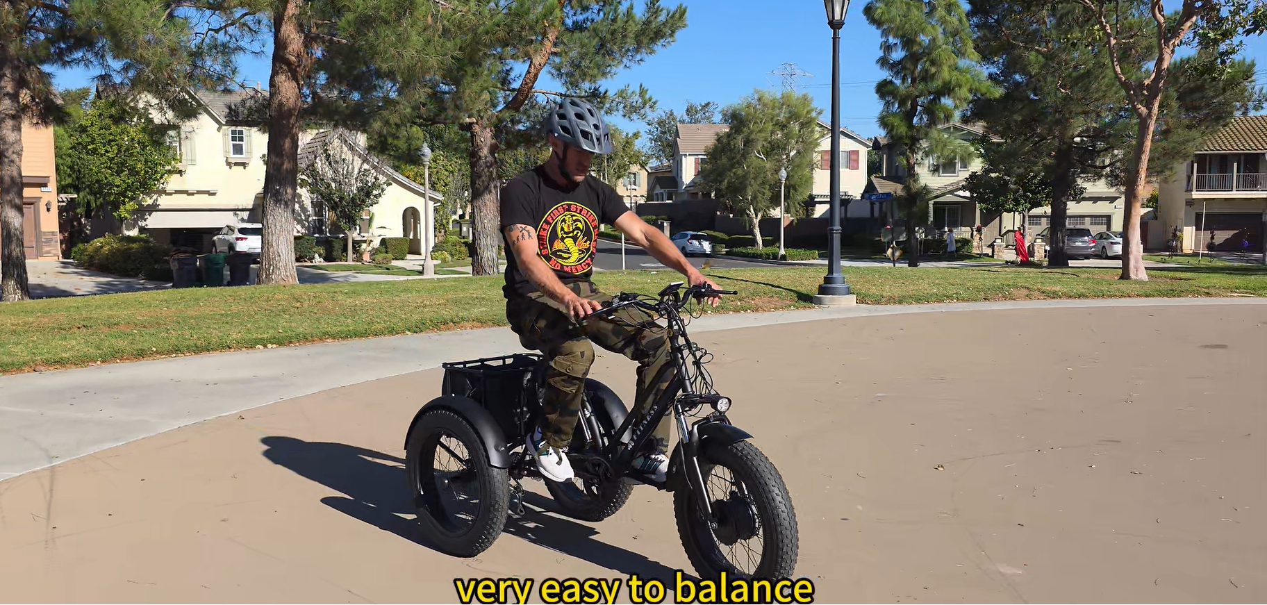 thumbnail video image 2 of BROOBY Electric Tricycle for Adults, 500W Motor 1000W Peak 3 Wheel Electric Trike with 48V 15Ah Removable Battery, Up to 40 Miles, 20" x 4.0 Fat Tires, Large Rear Basket, 440 lb Capacity, UL2849, 2 of 11