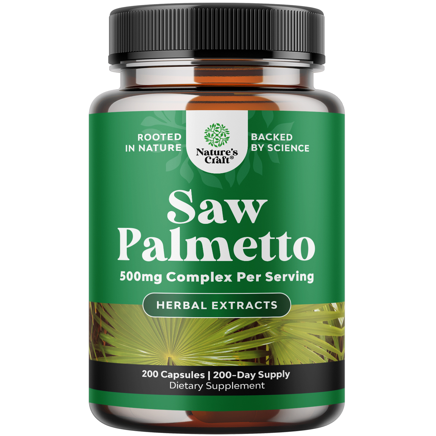 thumbnail video image 2 of Natures Craft Extra Strength 500mg Saw Palmetto Complex, Prostate and Urinary Support, 200 Capsules, 2 of 9