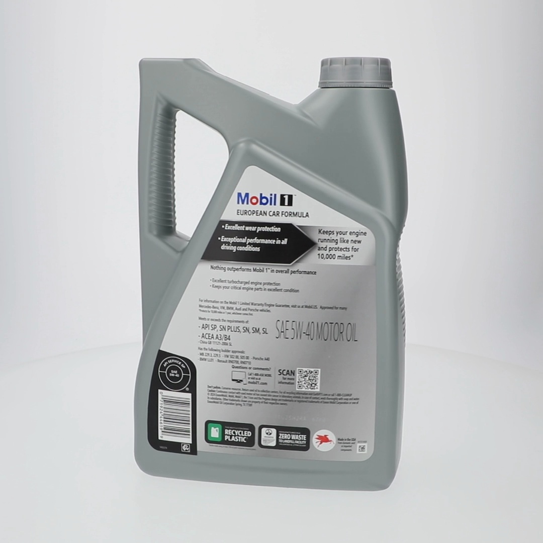 2 pack) Mobil 1 FS European Car Formula Full Synthetic Motor Oil