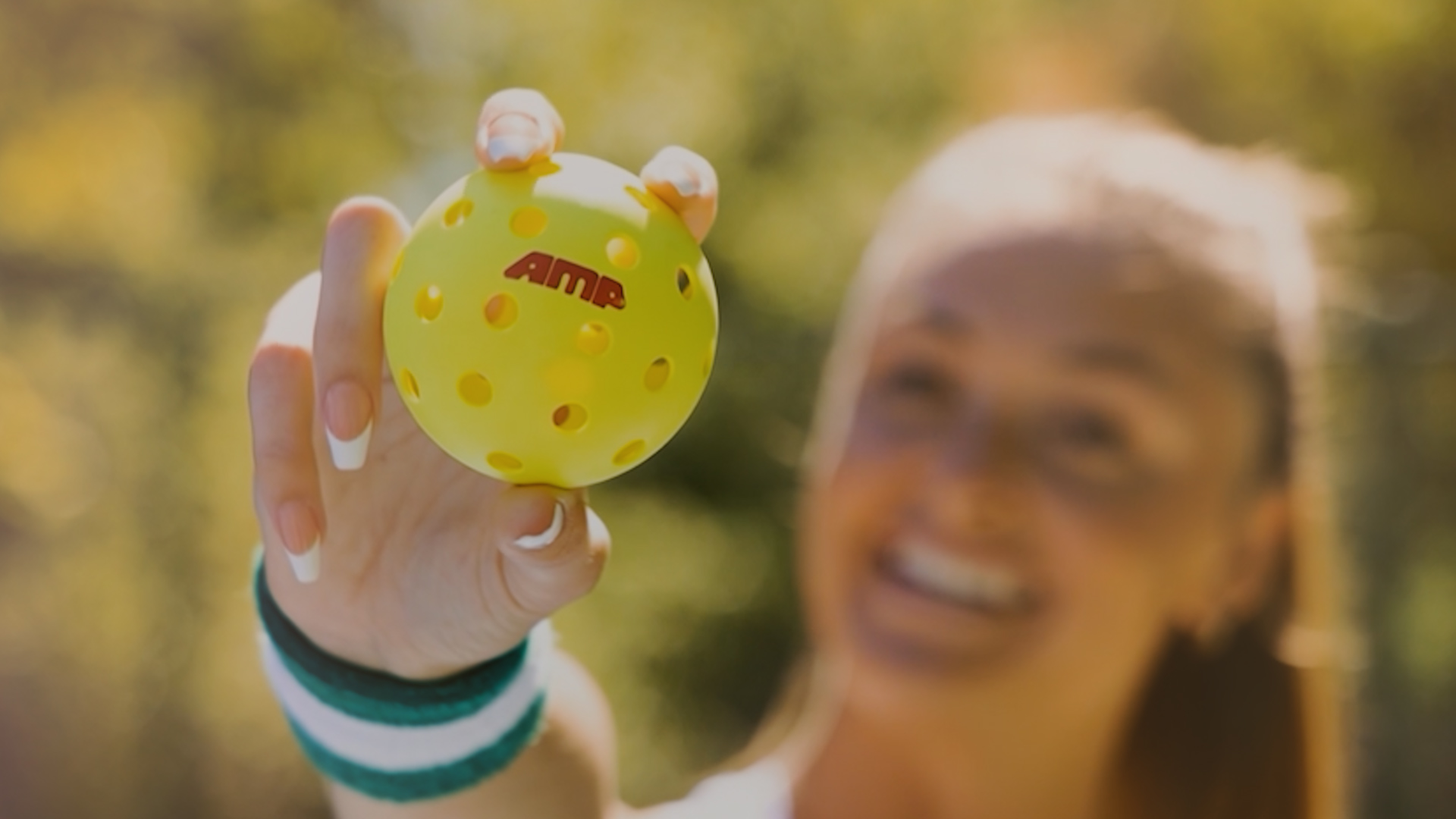 thumbnail video image 2 of AMP Easy Rally 40 Outdoor Pickleball Balls, 3 pack, Neon Yellow-Green, 2 of 8