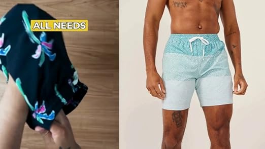 thumbnail video image 2 of Chubbies Pink Elastic Waist with Drawstring Stretch Mesh Liner Swimwear ( Men's), 2 of 12