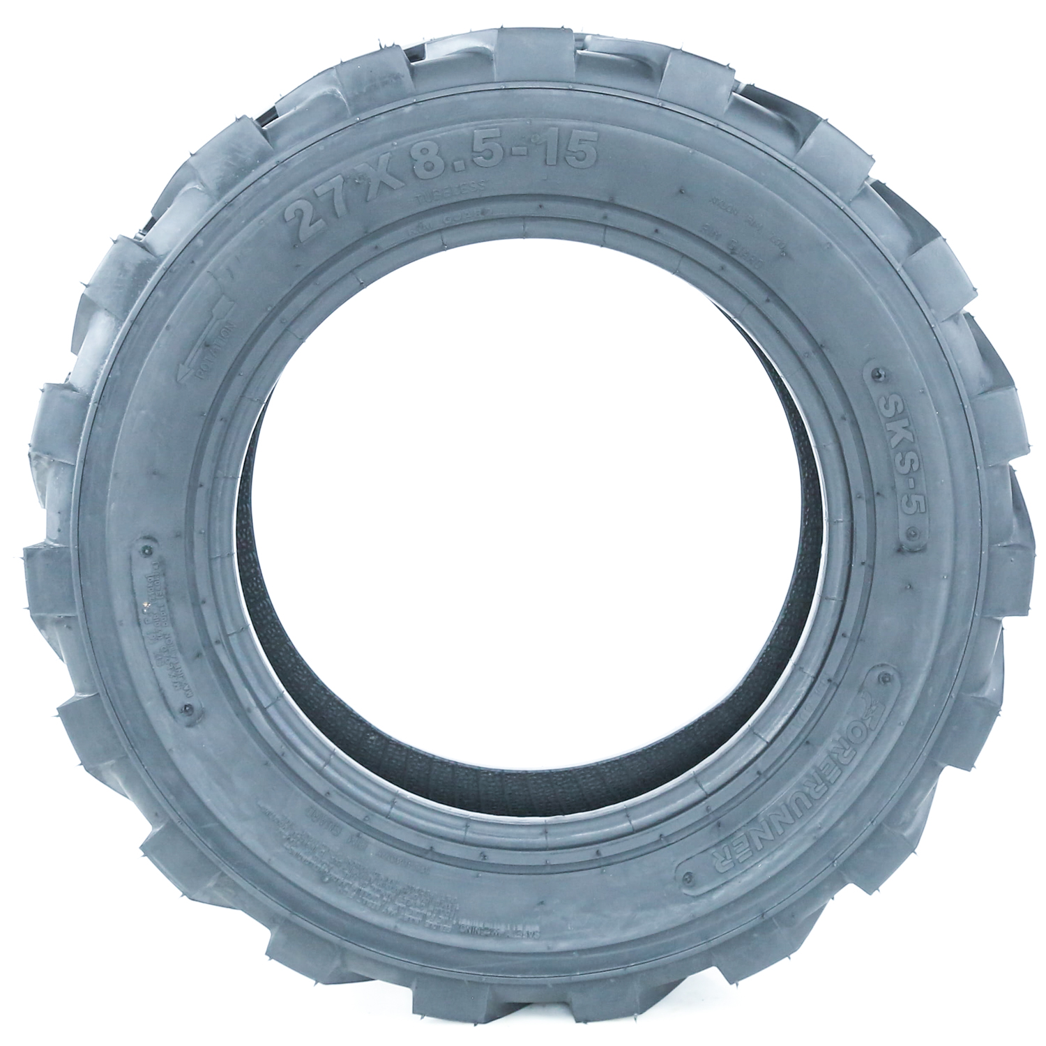 Forerunner, Industrial Tire, 27x8.50-15, 6 Ply, All Season, Off
