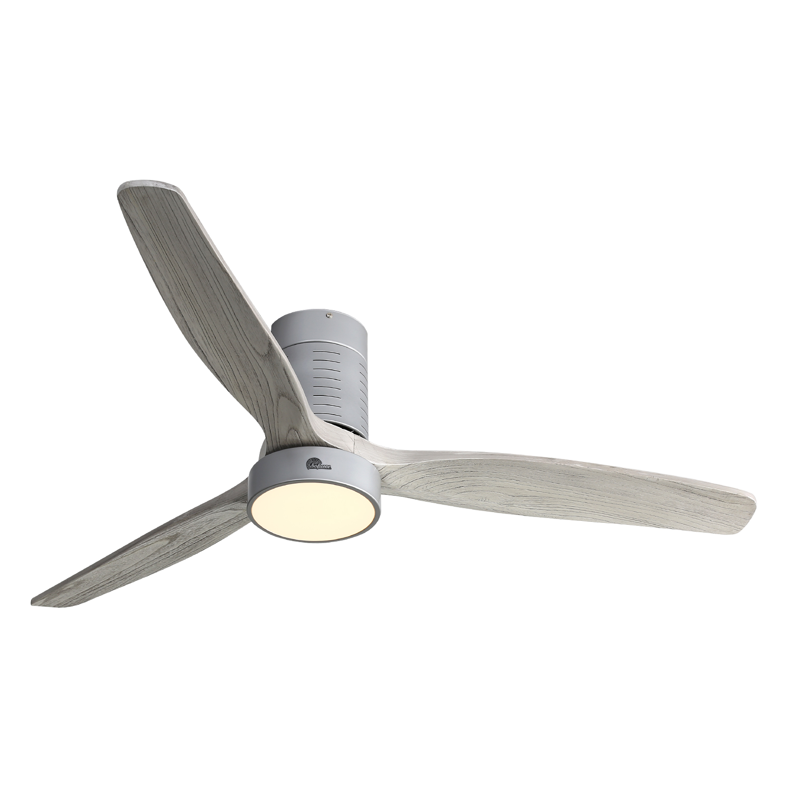 thumbnail video image 2 of Sofucor 52-Inch Flush Mount Ceiling Fan with LED Light and Remote Control, 2 of 8