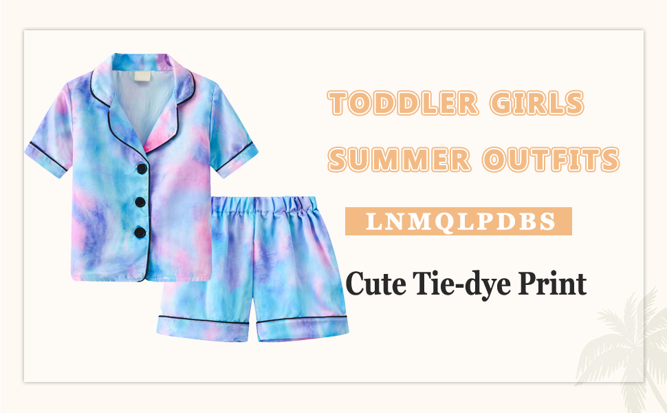 thumbnail video image 2 of LNMQLPDBS Boys Pajamas Size 10 Kids Girls' Clothing Sets Tie-dye Pajamas Sleepwear T-shirt Shorts Set Outfits for Toddler Boys Pjs 5t Boy Pjs Fleece Robe Youth Robe, 2 of 9