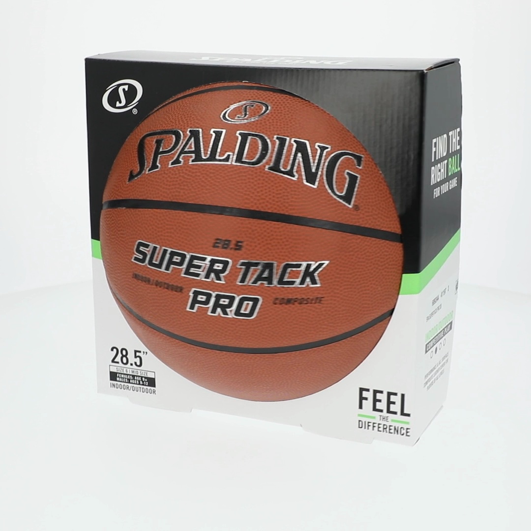 Spalding Super Tack Pro Indoor/Outdoor Basketball, Composite