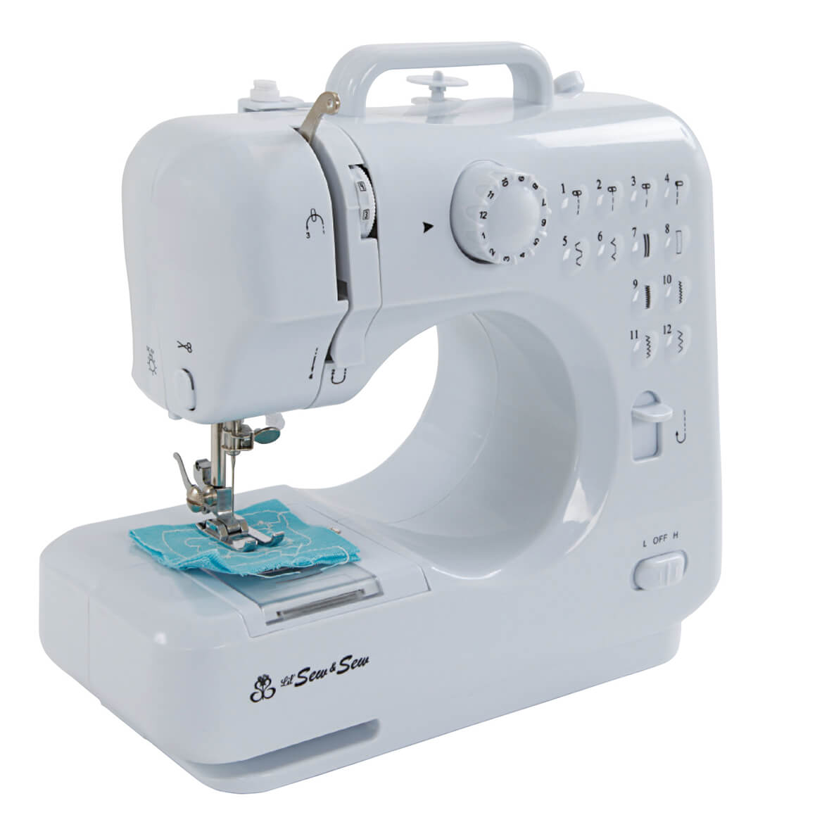 thumbnail video image 2 of 12 Stitch Table Top Sewing Machine, 2 of 4