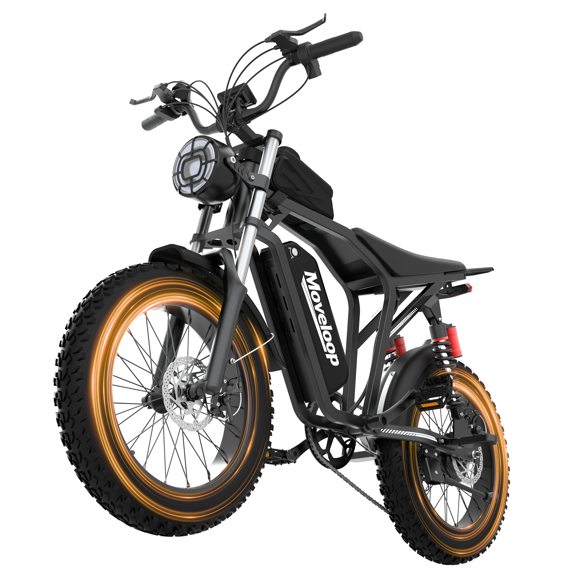thumbnail video image 2 of Electric Bike for Adults Rated Power 750W, 48V 15.6Ah Removable Battery, 30-70 Miles Range, 20" Fat Tire，rear rack， UL2849, 2 of 9