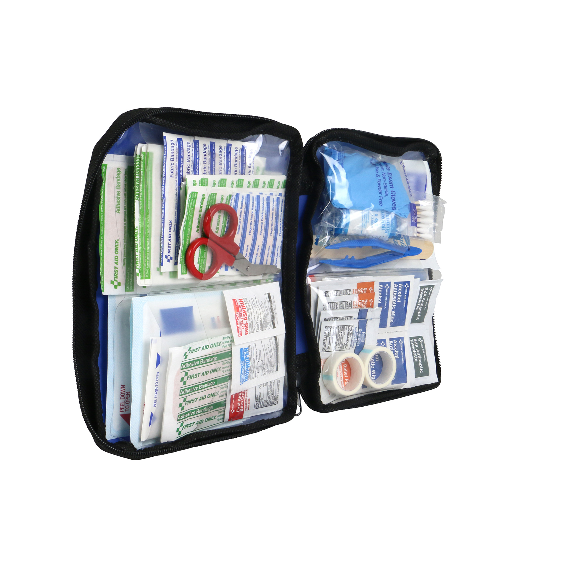 MEDca First Aid Kit 2-in-1 1st Aid & Mini Travel Car First Aid Kit Pack of  152 Piece 