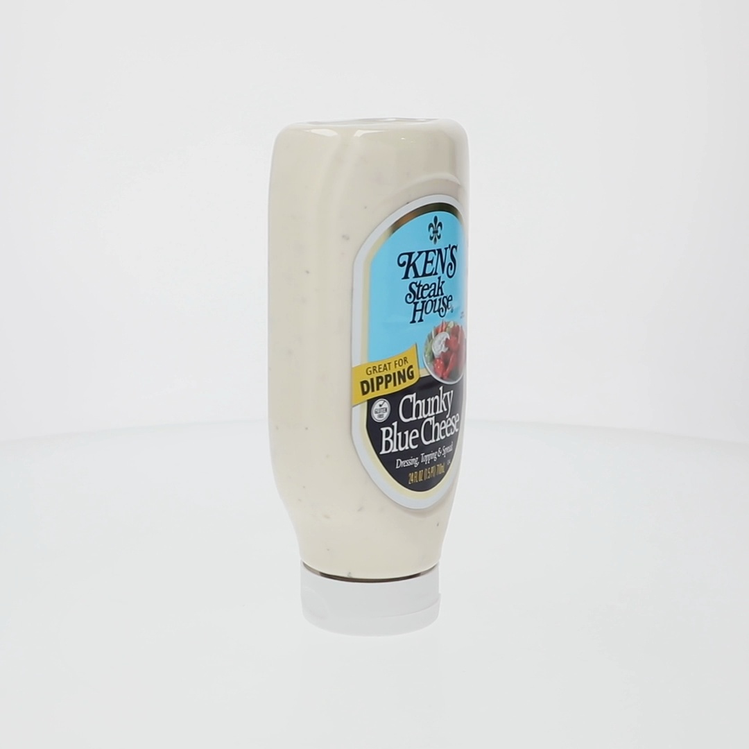 Ken's Steak House Chunky Blue Cheese Salad Dressing 24 fl oz with Real Blue Cheese Chunks - Walmart.com Ken's Steak House Chunky Blue Cheese Salad Dressing 24 fl oz with Real Blue Cheese Chunks - Walmart.com