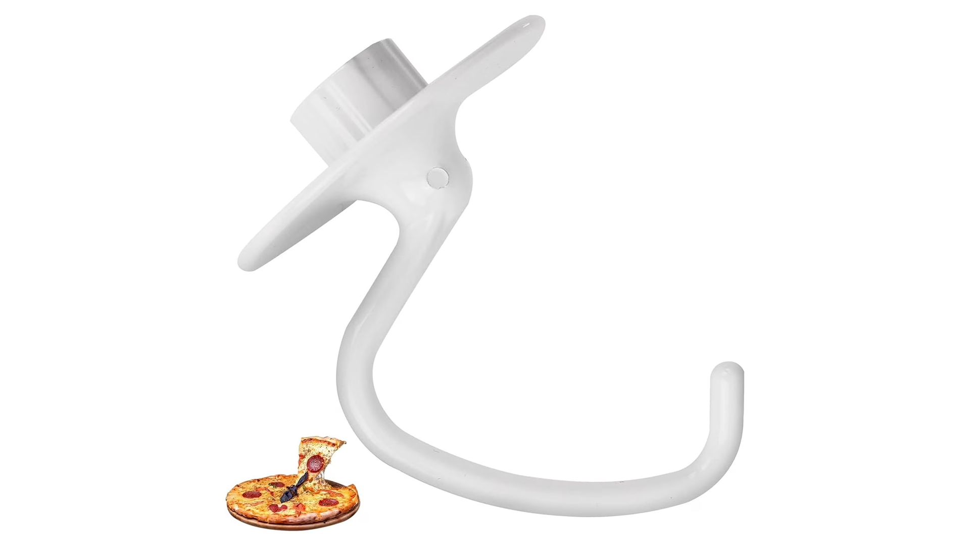 thumbnail video image 2 of Aluminum Non-Stick Coated Dough Hook for KitchenAid 4.5-5QT Tilt-Head, 2 of 7