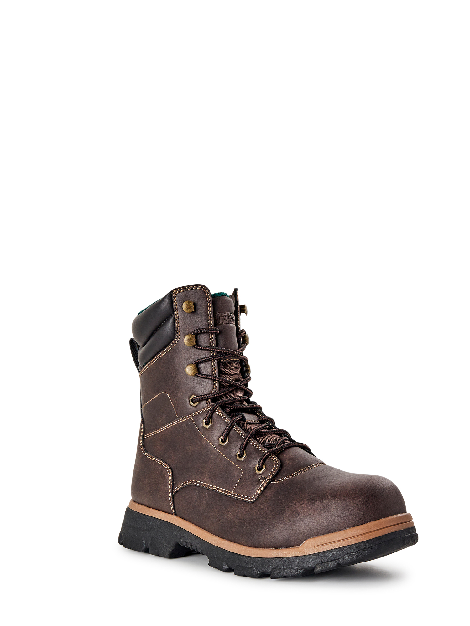 Brahma Koa Men\'s Steel Toe Work Boots Size 8.5 Brown Breathable Speed Lacing NWT Brahma Men main image 4