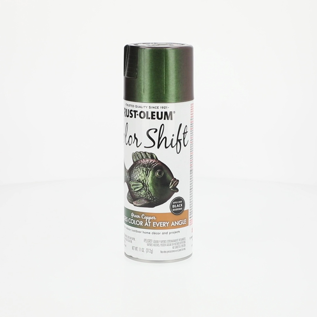 Green Copper, Rust-Oleum Color Shift Spray Paint-372478, 11 oz
