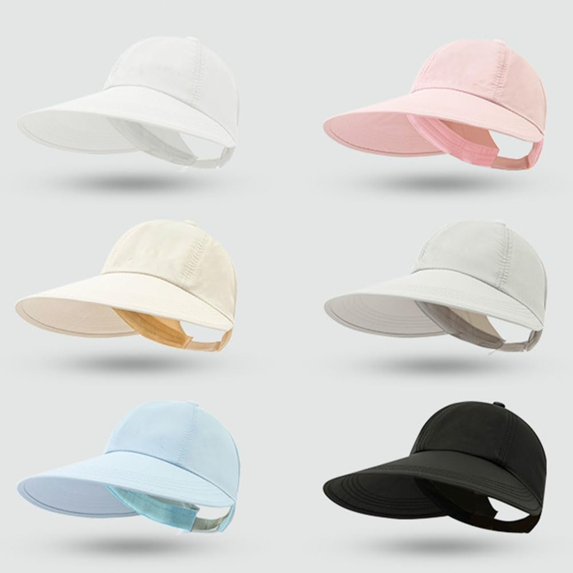 3 Pack Wide Brim UV Protection Baseball Hat Hollow Top Breathable Quick Dry Back in stock this year! The ever popular UV protection  main image 2