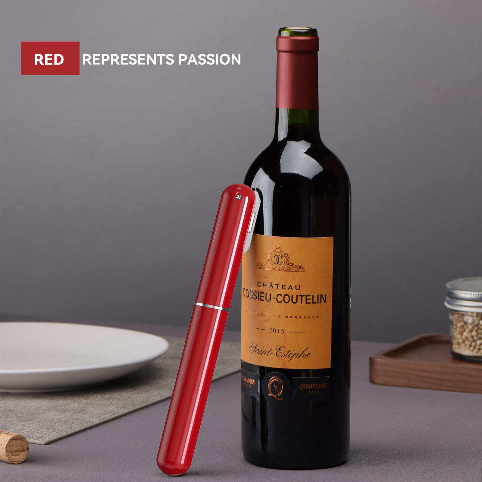 thumbnail video image 2 of 2-in-1 Air Pressure Wine Opener with Foil Cutter Wine Bottle Opener Easy-Open Air Pump Wine Opener Portable Travel Wine Corkscrew Handheld Wine Cork Remover Gifts for Wine Lovers, 2 of 8