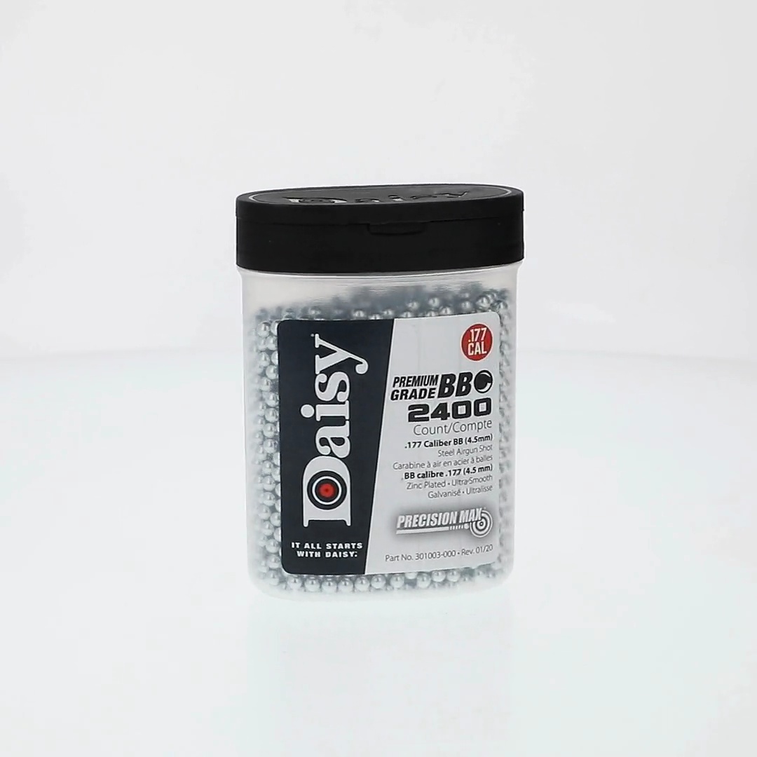 Daisy Premium Grade BBs - 2400 Count - Baker Airguns
