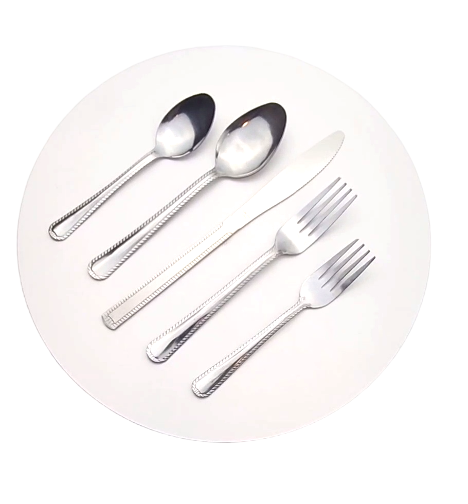 Farberware Fine Stainless Steel Flatware Set - Chelsea - Shop Utensils &  Gadgets at H-E-B