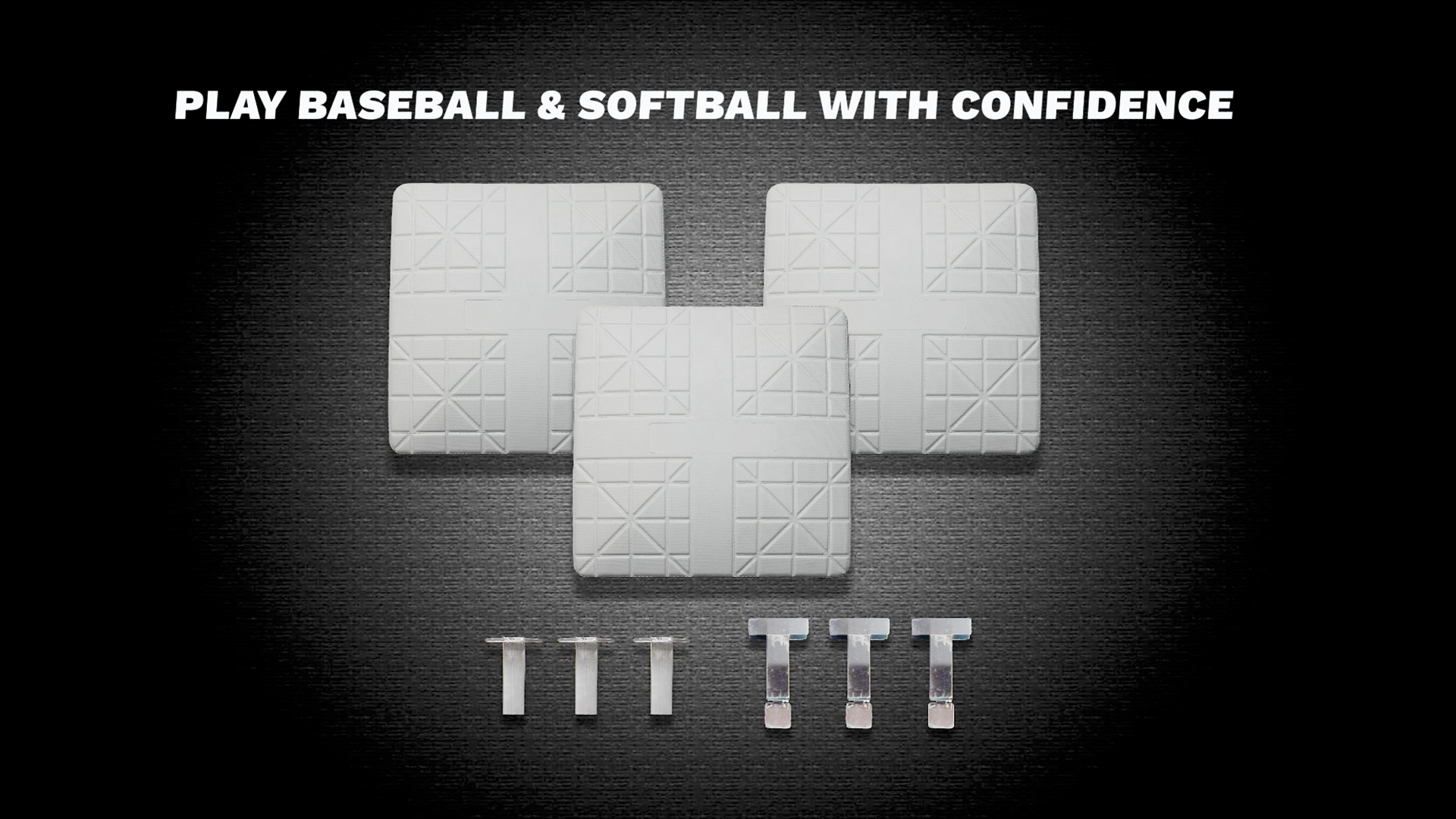 Cannon Sports Pro Molded Base Set of 3 for Baseball and Softball - 15 ...