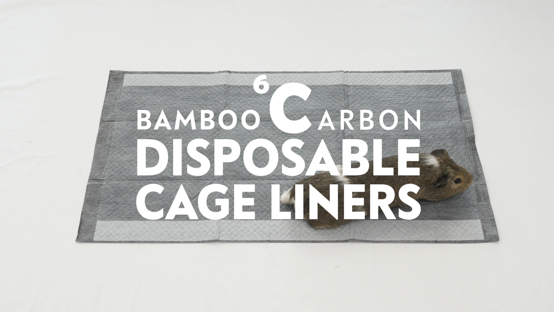 thumbnail video image 2 of Paw Inspired Disposable Guinea Pig Habitat Cage Liners Beddings| Bamboo Charcoal Odor Controlling | Liners Pee Pads for Ferrets, Rabbits, Hamsters, Small Animals (28x17" (C&C 2 x 1), 8 Count), 2 of 6