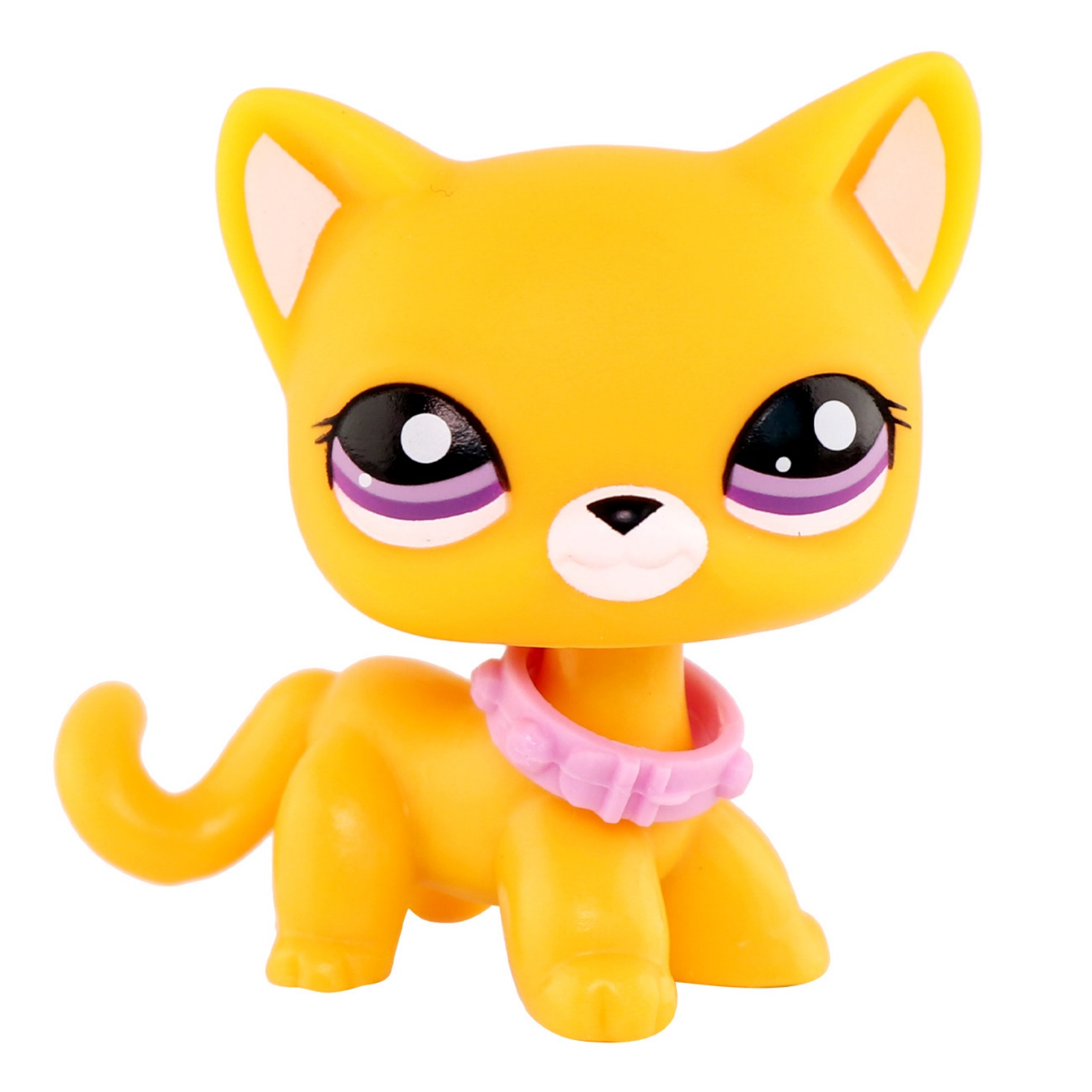 thumbnail video image 2 of Minilps Pet Toy Short Hair Cat #2433 with Plastic Collar Accessories,Collectible Mini Toy Figurines, 2 of 8