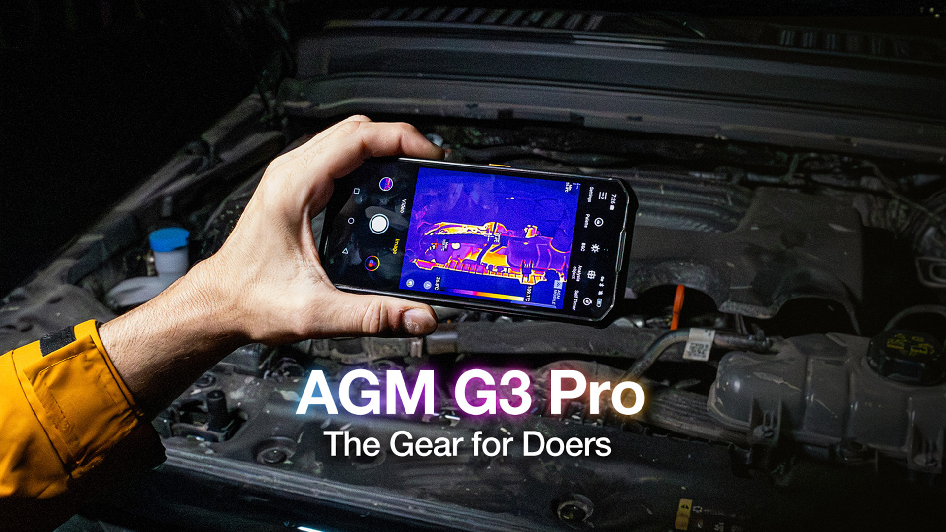thumbnail video image 2 of AGM G3 Pro Unlocked Rugged Smartphone for T-Mobile, 12GB+512GB, Thermal Imaging Camera, 6.72" FHD+, 2 of 12