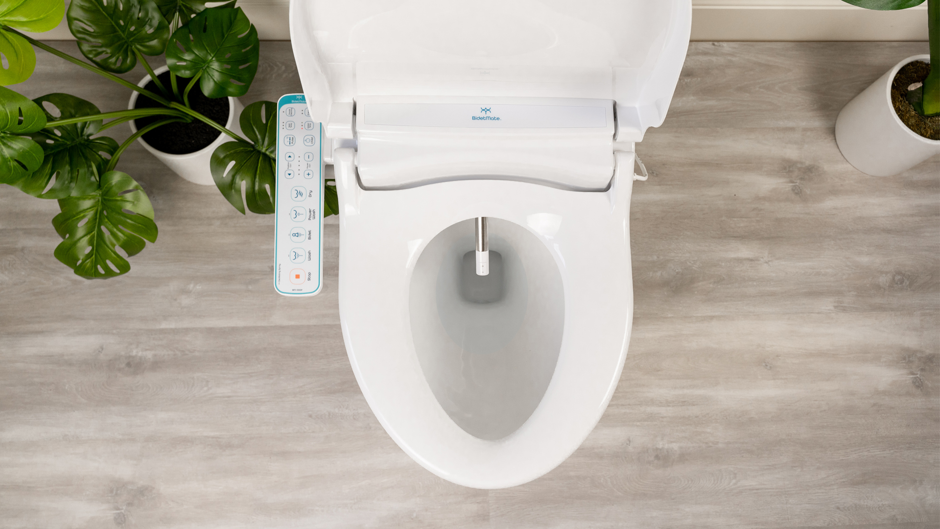 thumbnail video image 2 of BidetMate 1000 Series Japanese Toilet Seat with Heated Bidet & Control Panel, Elongated, 2 of 10