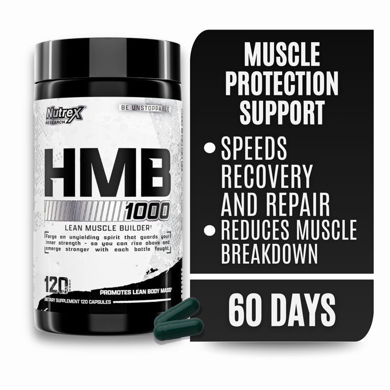 Nutrex Research HMB 1000 Muscle Building Recovery Supplement