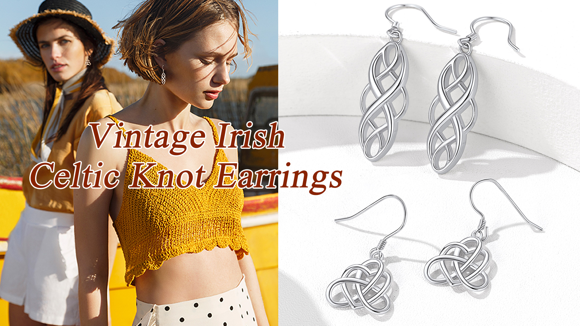 thumbnail video image 2 of Silvora Chain Earrings for Women Solid Silver Dangle Cuban Chains Ear Charm Jewelry Wife Girlfriend Mother Gift, 2 of 8