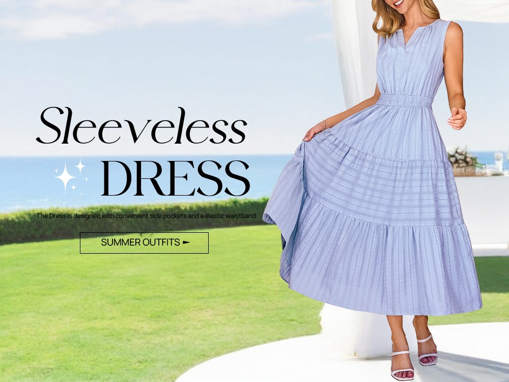 thumbnail video image 2 of Merokeety Summer Dress for Women Boho V Neck Cotton Modest Long Dresses with Pockets Wine xs, 2 of 7
