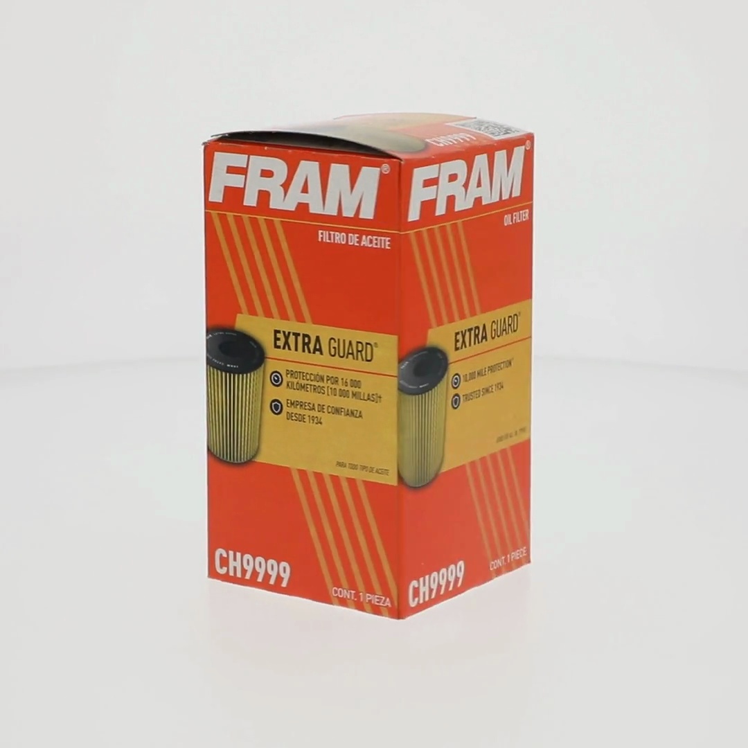 FRAM Extra Guard Oil Filter, CH9999, 10K Miles Engine Protection