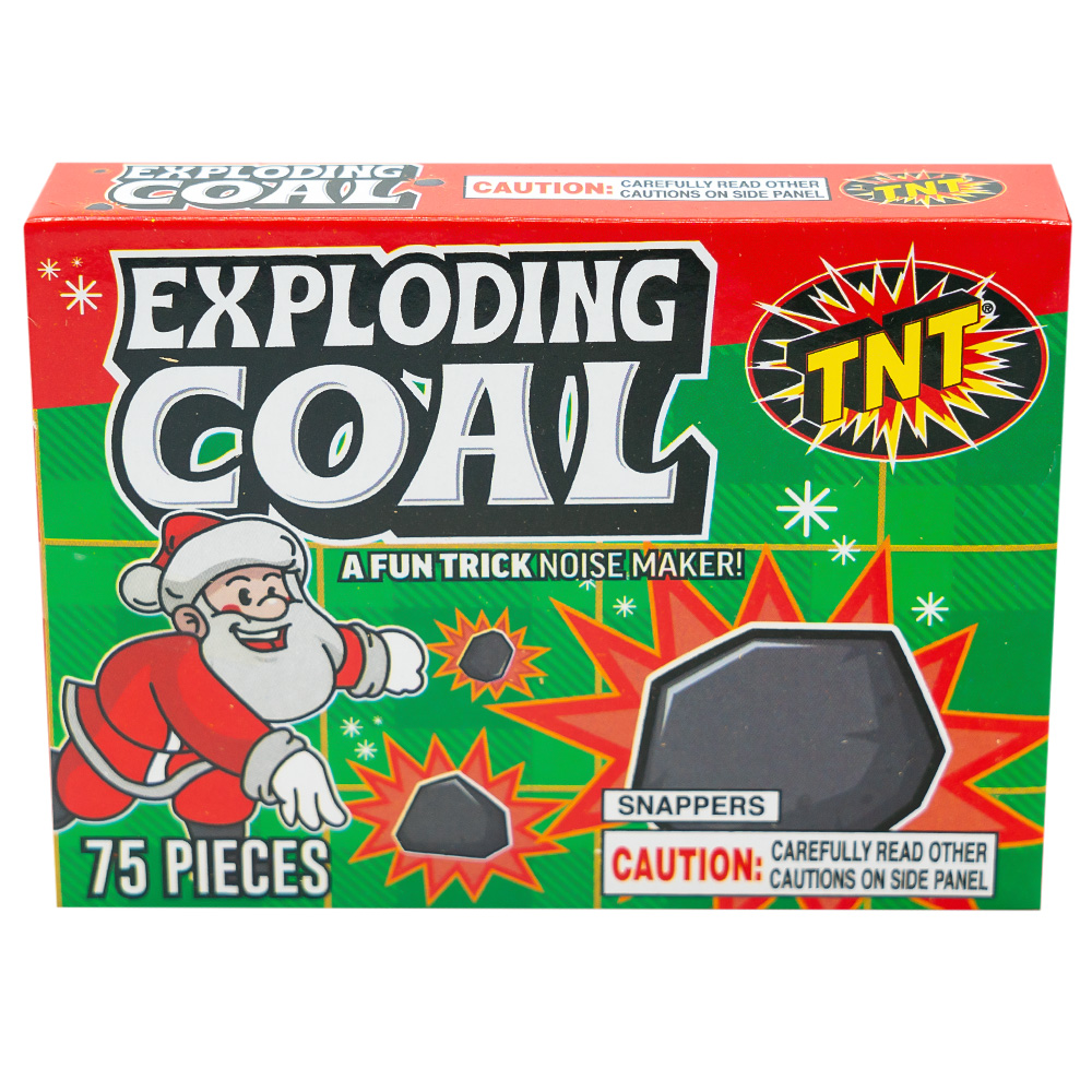thumbnail video image 2 of TNT Fireworks, Exploding Coal, 12 Boxes Per Order, 2 of 7