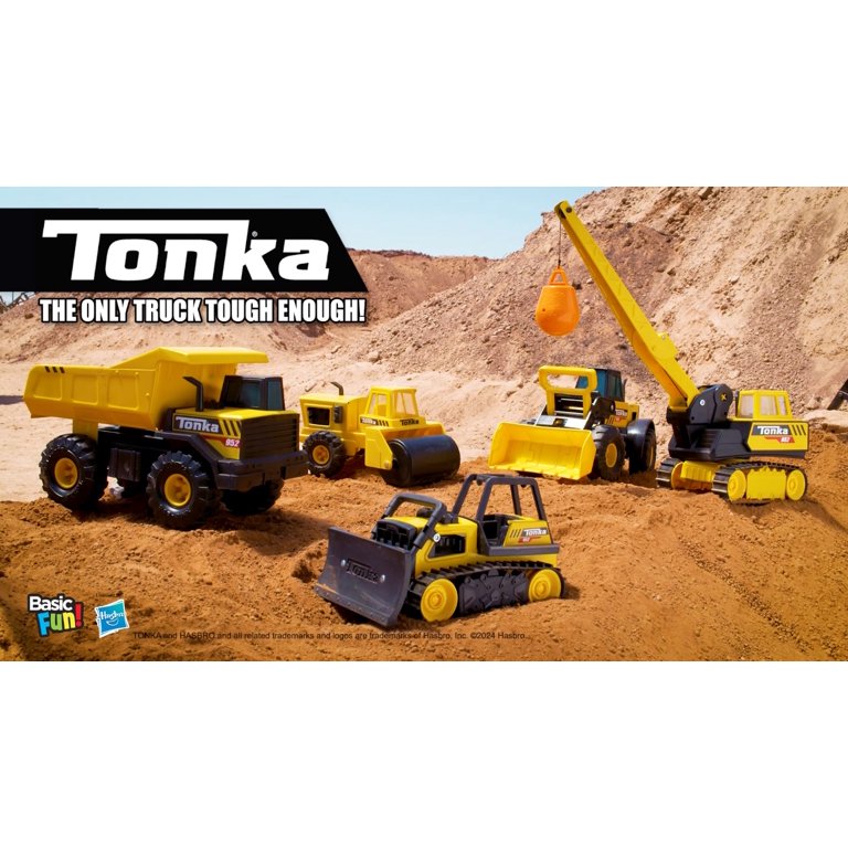 Tonka Big Metal Construction Bulldozer Toy Vehicle for Kids  Tonka Steel Classics Bulldozer 952 Yellow Construction Toy main image 2