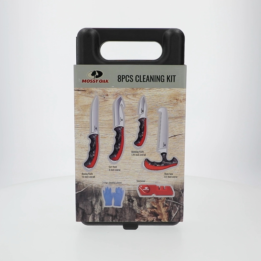 Mossy Oak, Hunting Cleaning Kit, 8-Piece with Storage Case