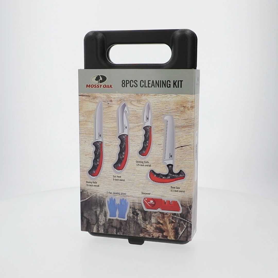 Mossy Oak, Hunting Cleaning Kit, 8-Piece with Storage Case