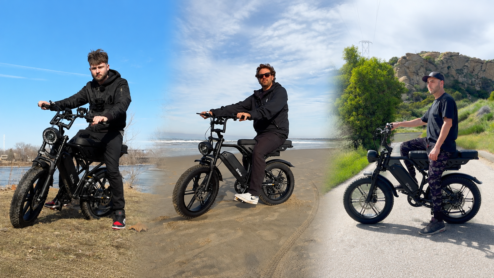 thumbnail video image 2 of TST Electric Bike for Adults, 750W Motor, 48V/15AH Battery, 20x4" Fat Tire, Tested to UL 2849 Standard by SGS, 2 of 8