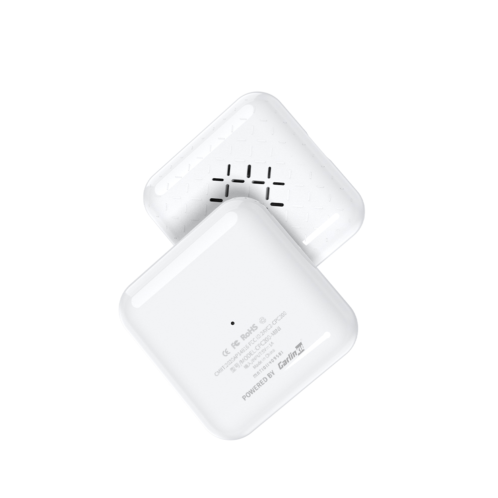 thumbnail video image 2 of CarlinKit CarPlay Wireless Adapter 5.8Ghz WiFi Plug and Play Auto-Connect Dongle Wire to Wireless Receiver, 2 of 8
