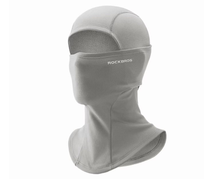 thumbnail video image 2 of ROCKBROS Balaclava Full Face Mask Outdoor Winter Ski Headgear Unisex Warm & Windproof Fleece High Elasticity Thicken Ninja Mask, 2 of 14